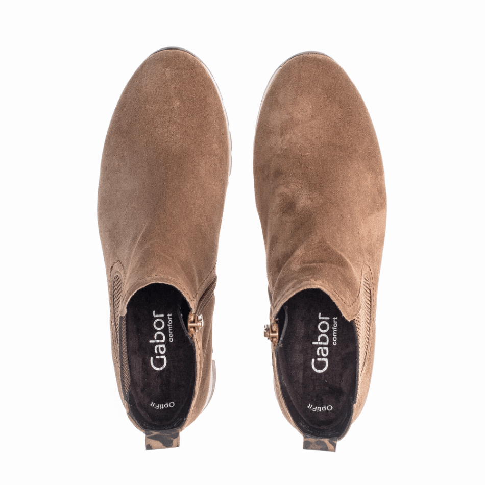 Bottillon Compensé Gabor | Brun Moyen Exclusif